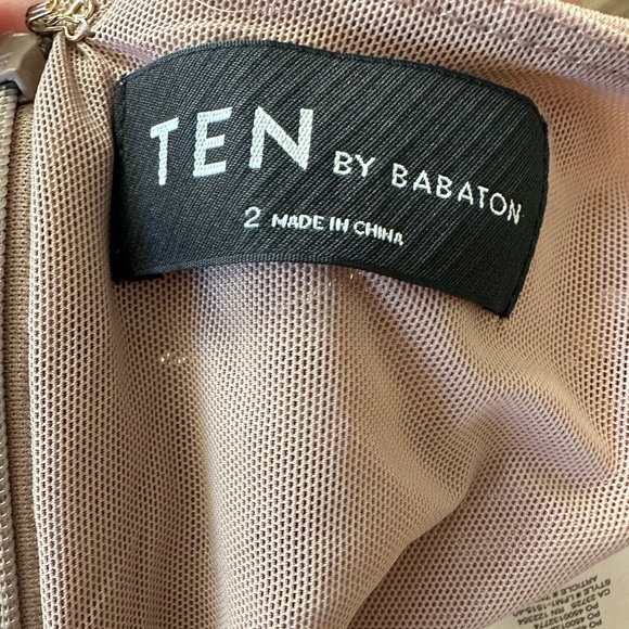 Tan crop top with built in bra size fits like XS - Picture 3 of 6